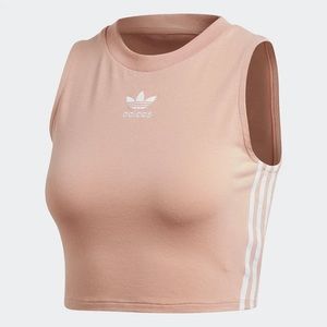 adidas Originals Dusty Pink Crop Tank